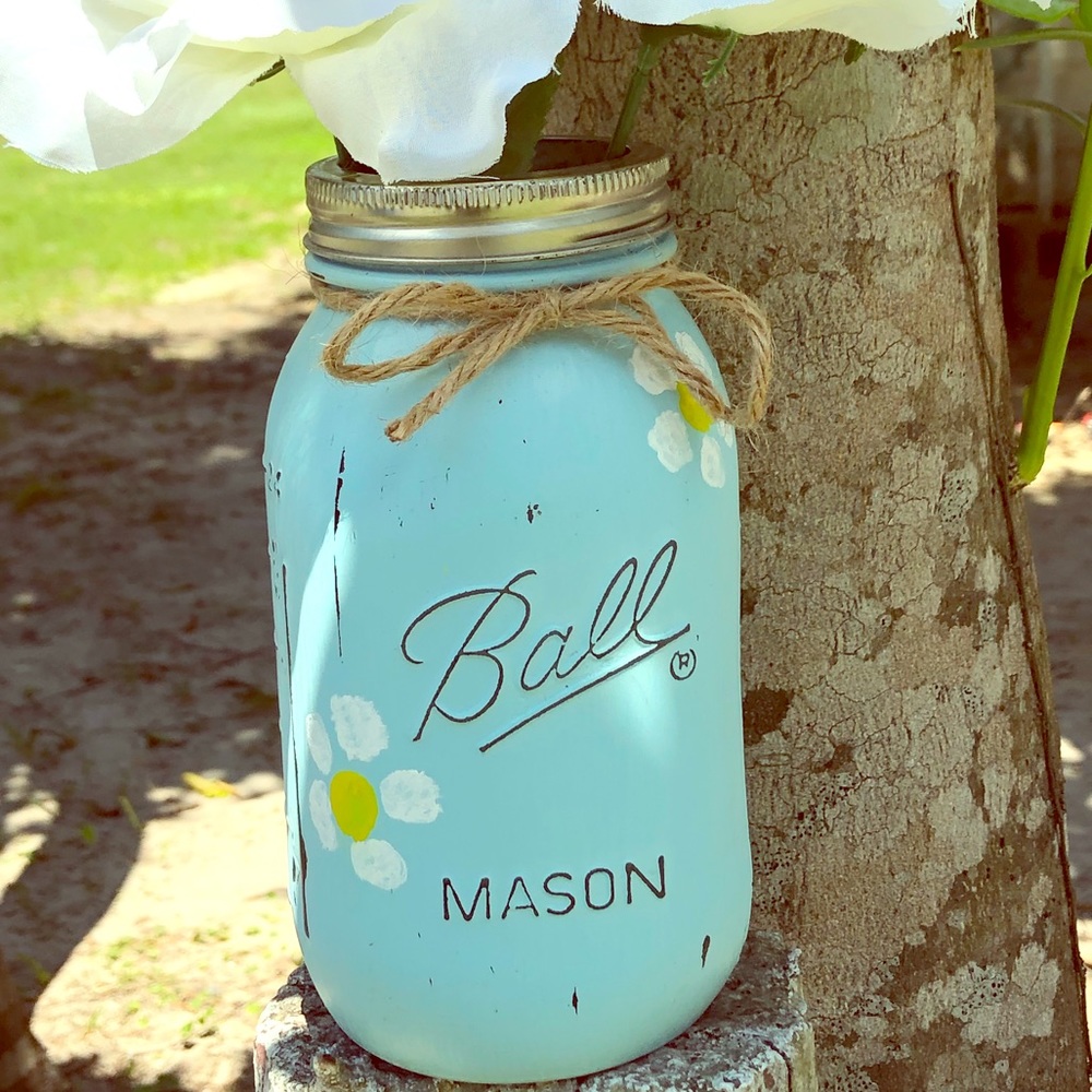 Mason jar decor/farmhouse